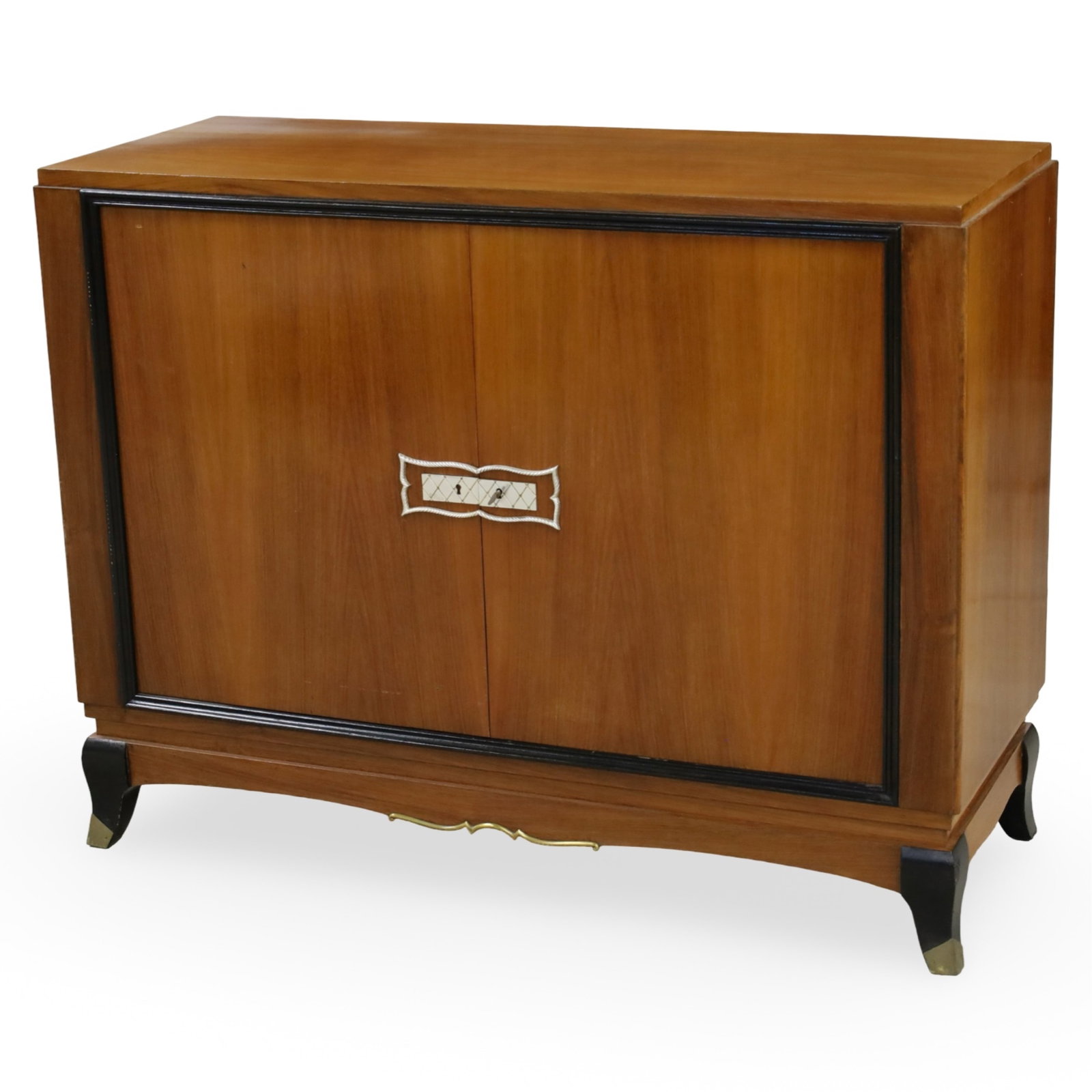 FRENCH ART DECO MAHOGANY BUFFET (1 of 5)