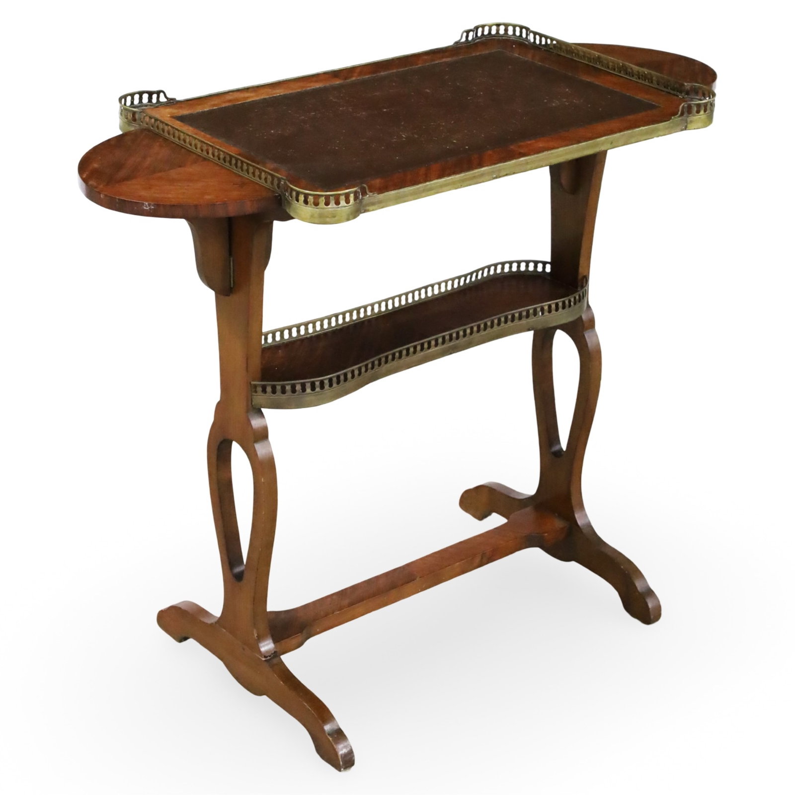NAPOLEAN III MAHOGANY TRAY TOP SIDE TABLE (1 of 3)