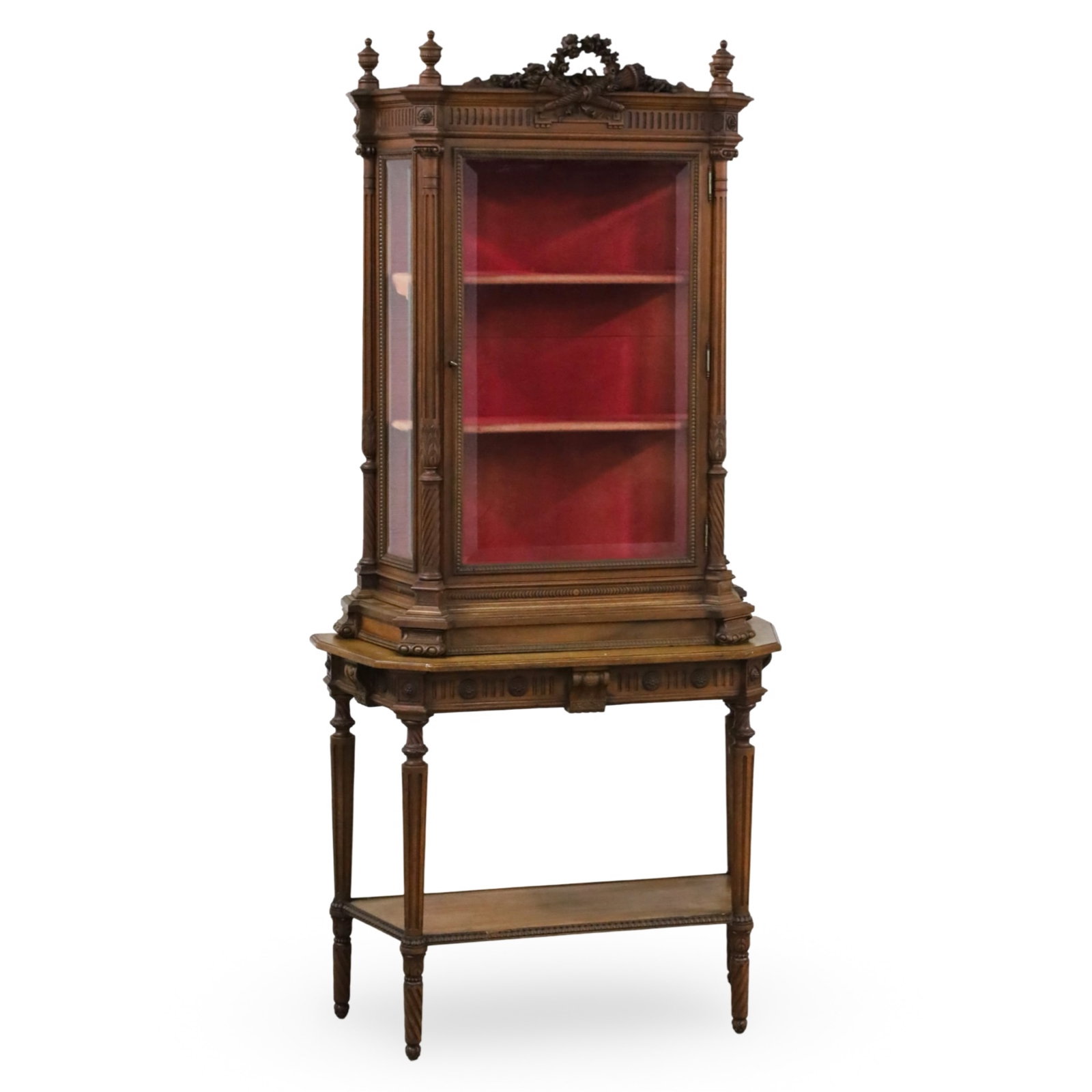 LOUIS XVI STYLE CABINET ON STAND (1 of 4)