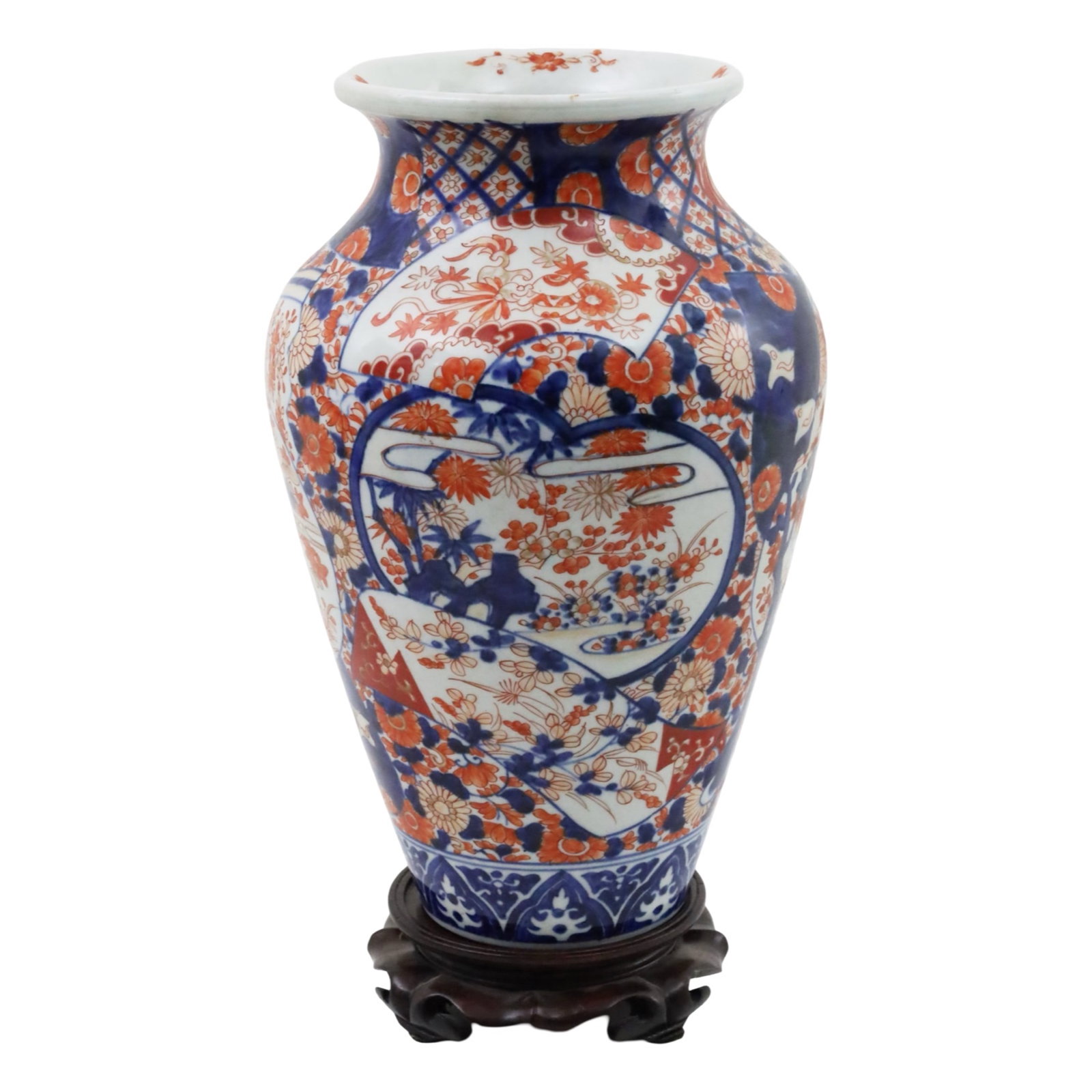 ANTIQUE CHINESE IMARI PORCELAIN VASE (1 of 5)