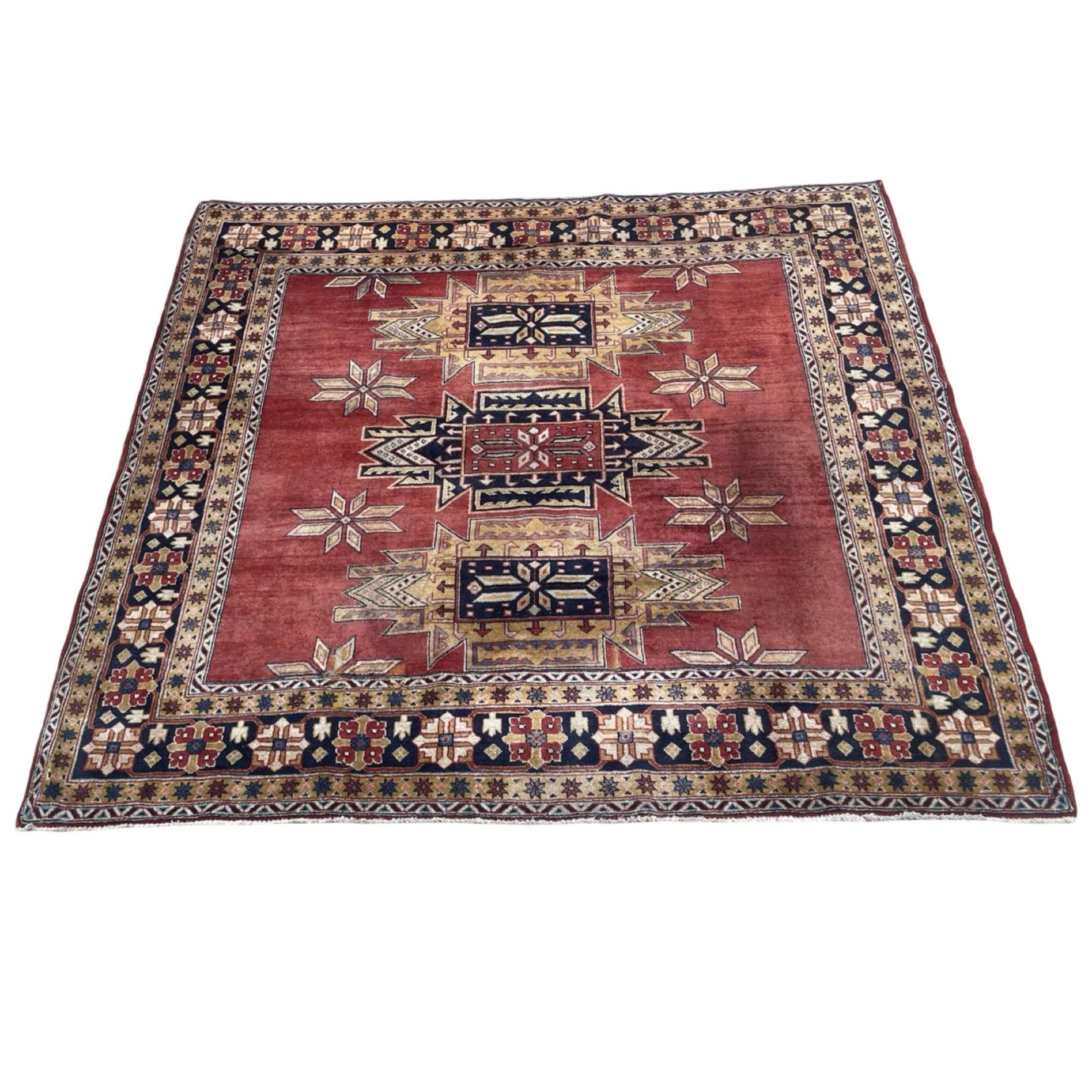 KAZAK RUG 5'3 X 5'7: Kazak rug 5'3 x 5'7