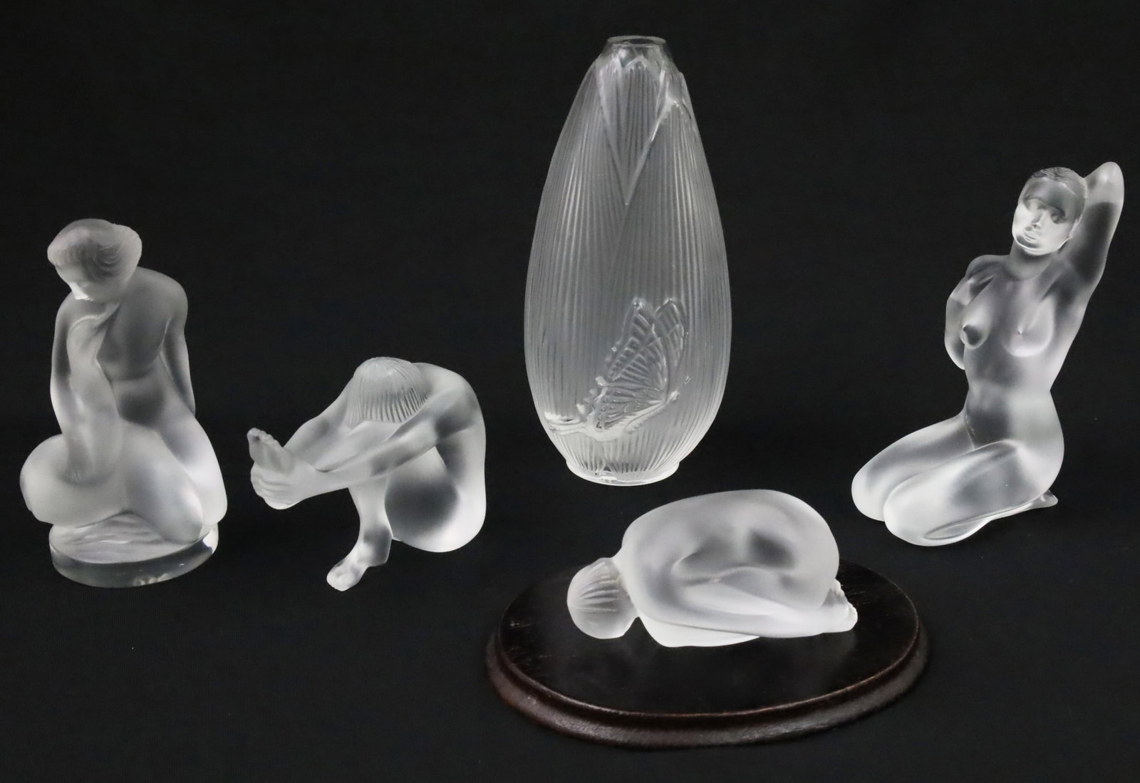 5PC LOT OF LALIQUE CRYSTAL (1 of 11)