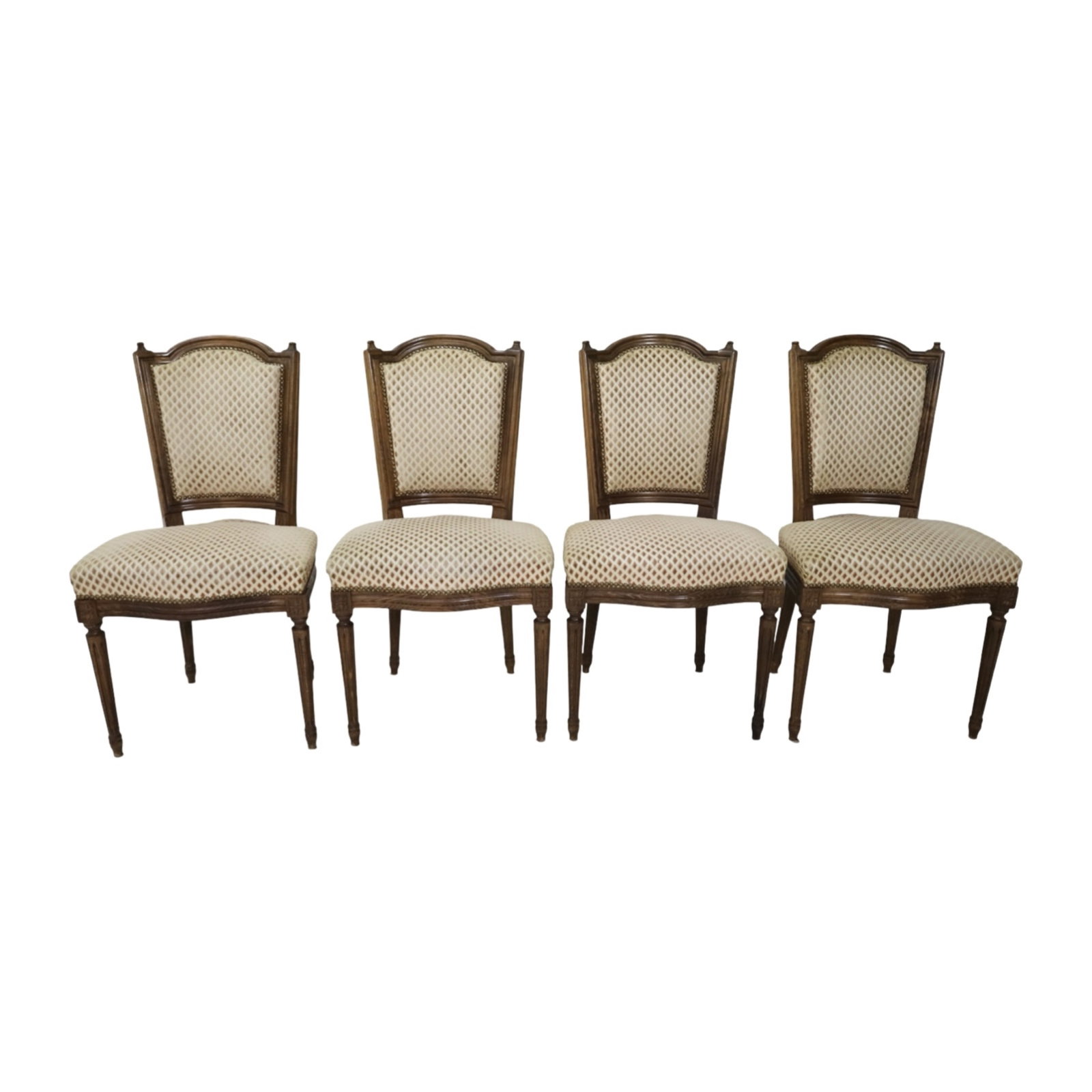 SET OF FOUR FRENCH LOUIS XVI STYLE SIDE CHAIRS (1 of 5)