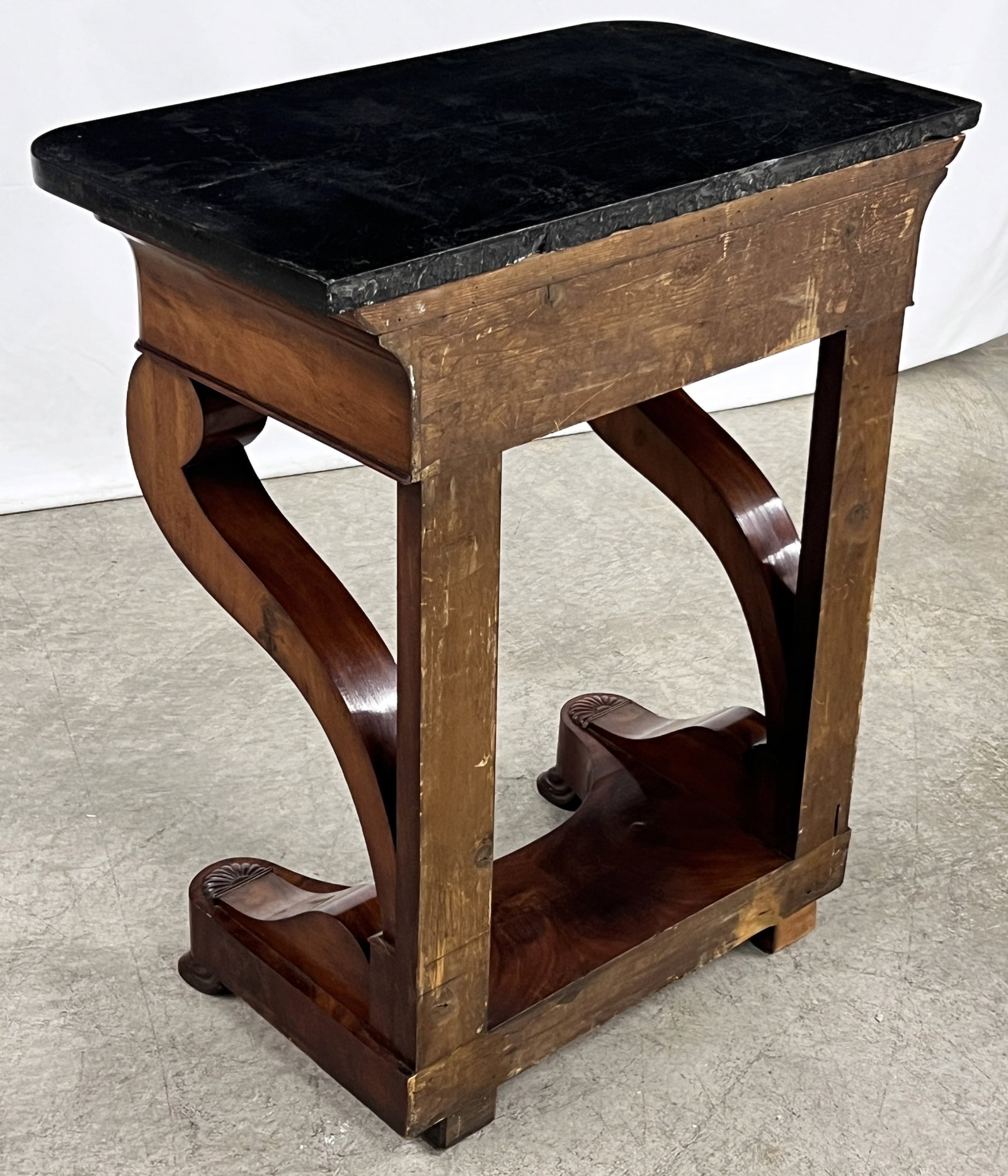 FRENCH EMPIRE MARBLE TOP CONSOLE - 4