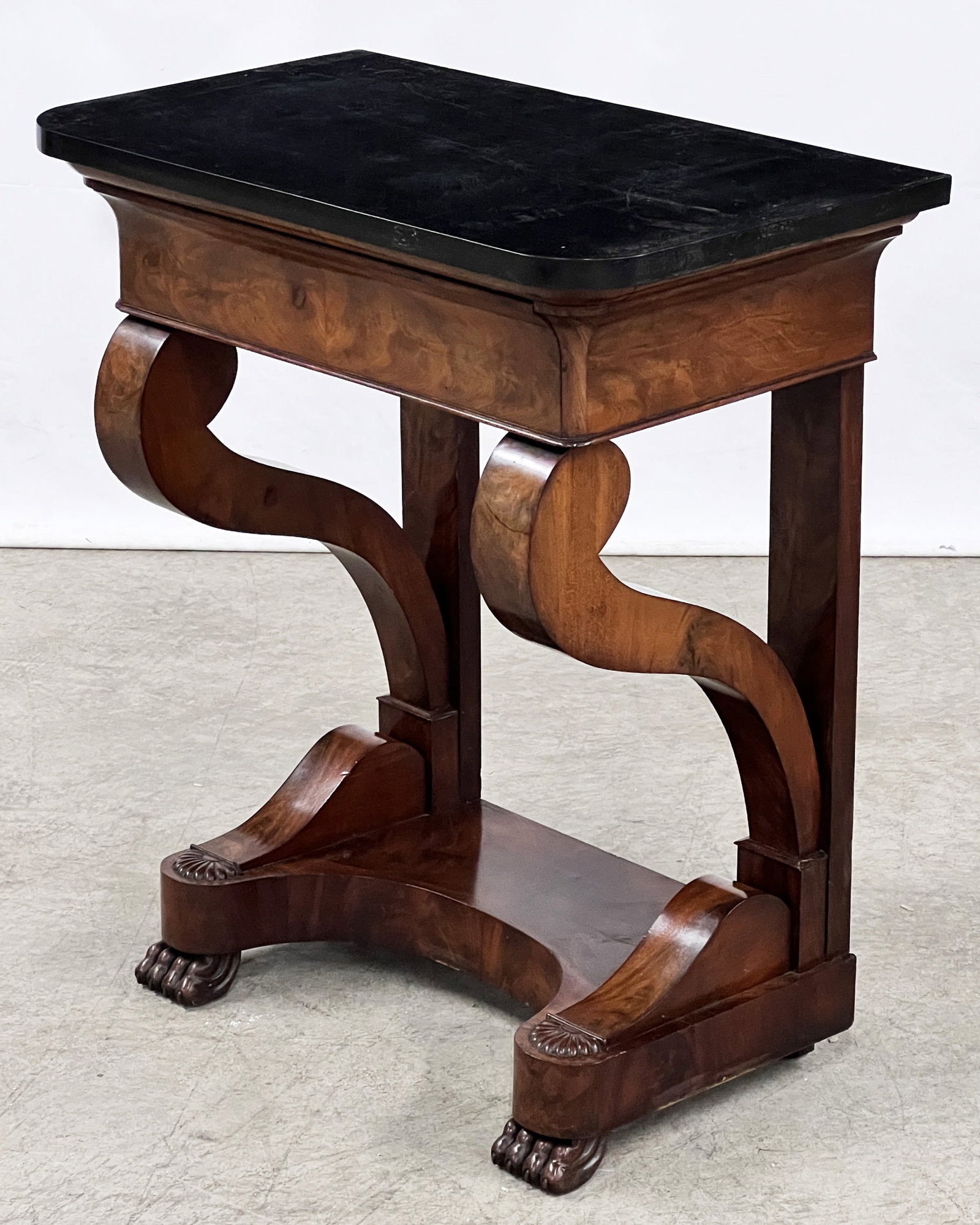 FRENCH EMPIRE MARBLE TOP CONSOLE - 5