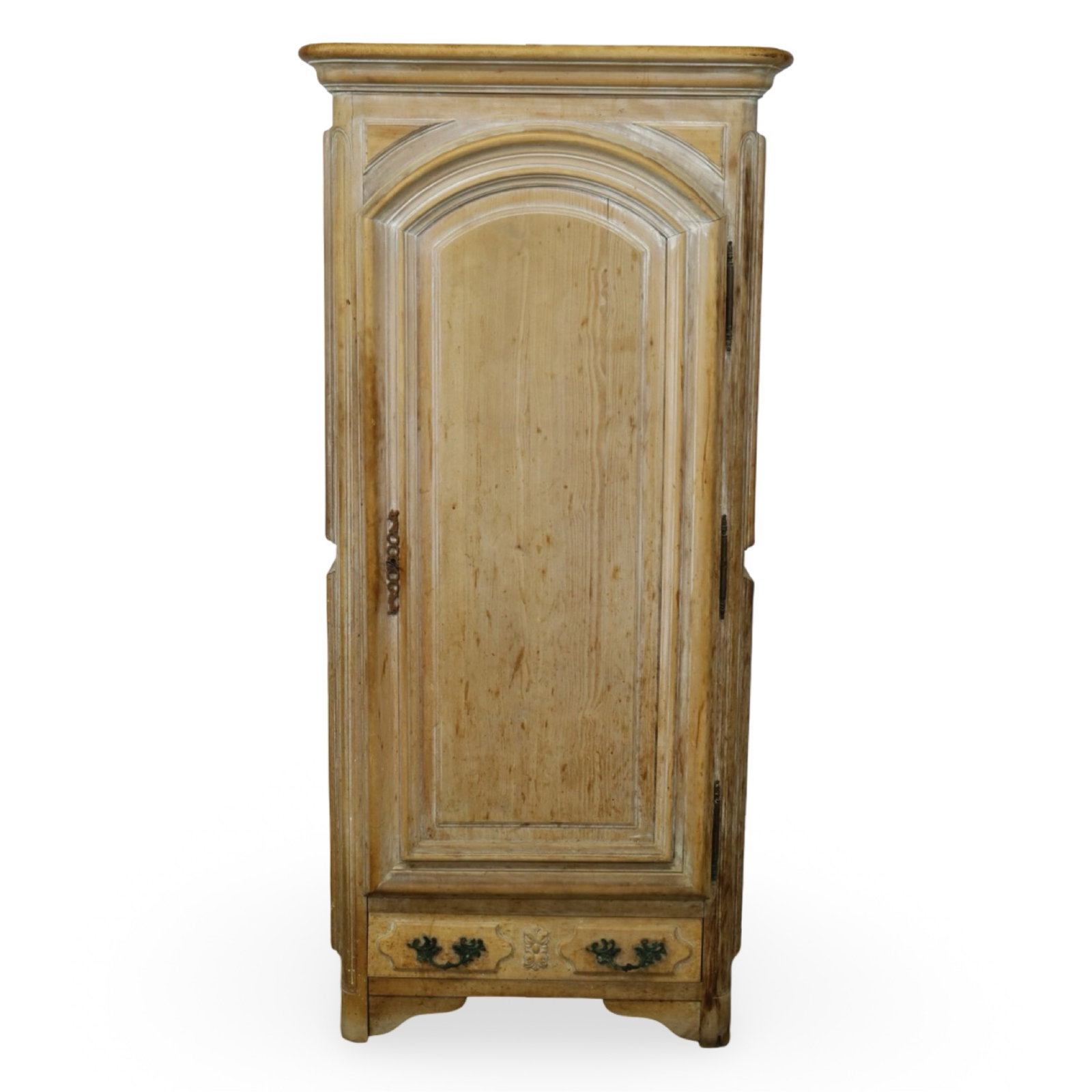 BLEACHED FRENCH PROVINCIAL SINGLE-DOOR CABINET (1 of 6)