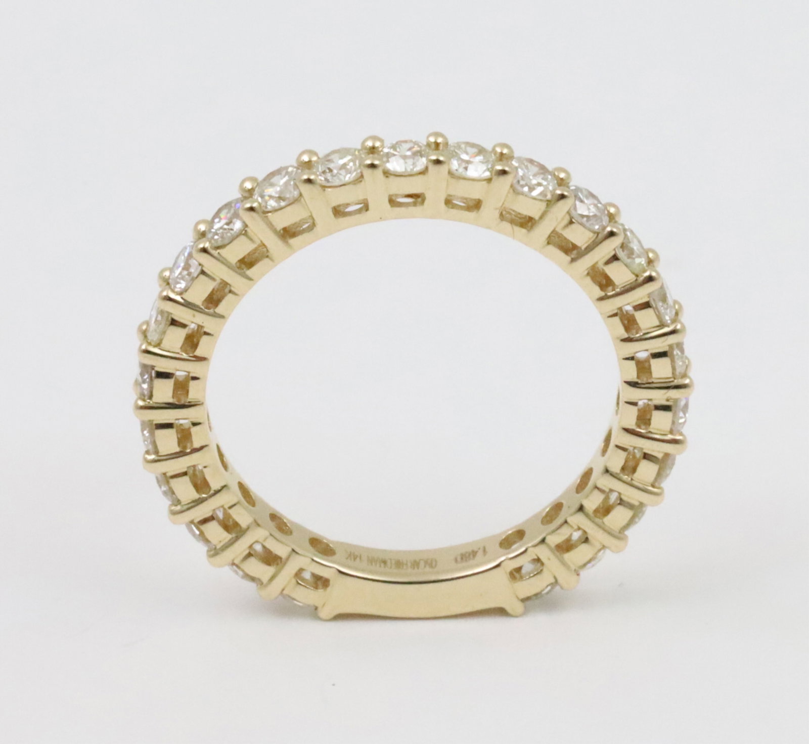 14K GOLD DIAMOND RING - 4