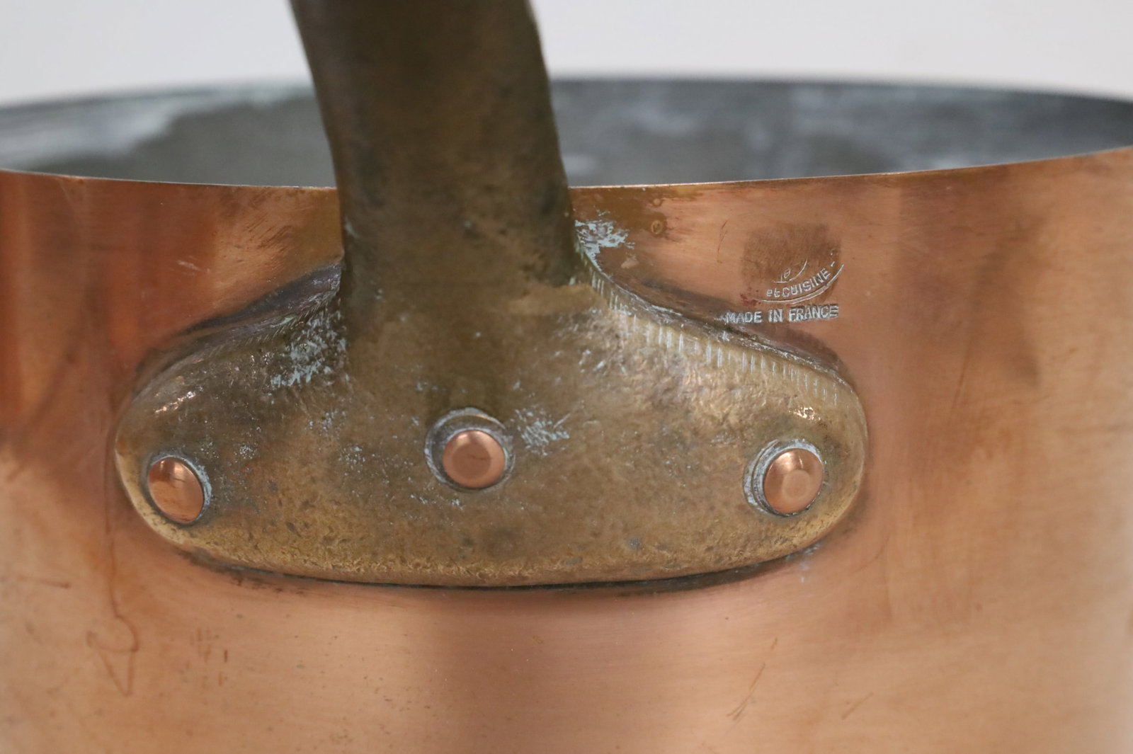 TWO 5PC GRADUATING COPPER CULINARY PANS - 6