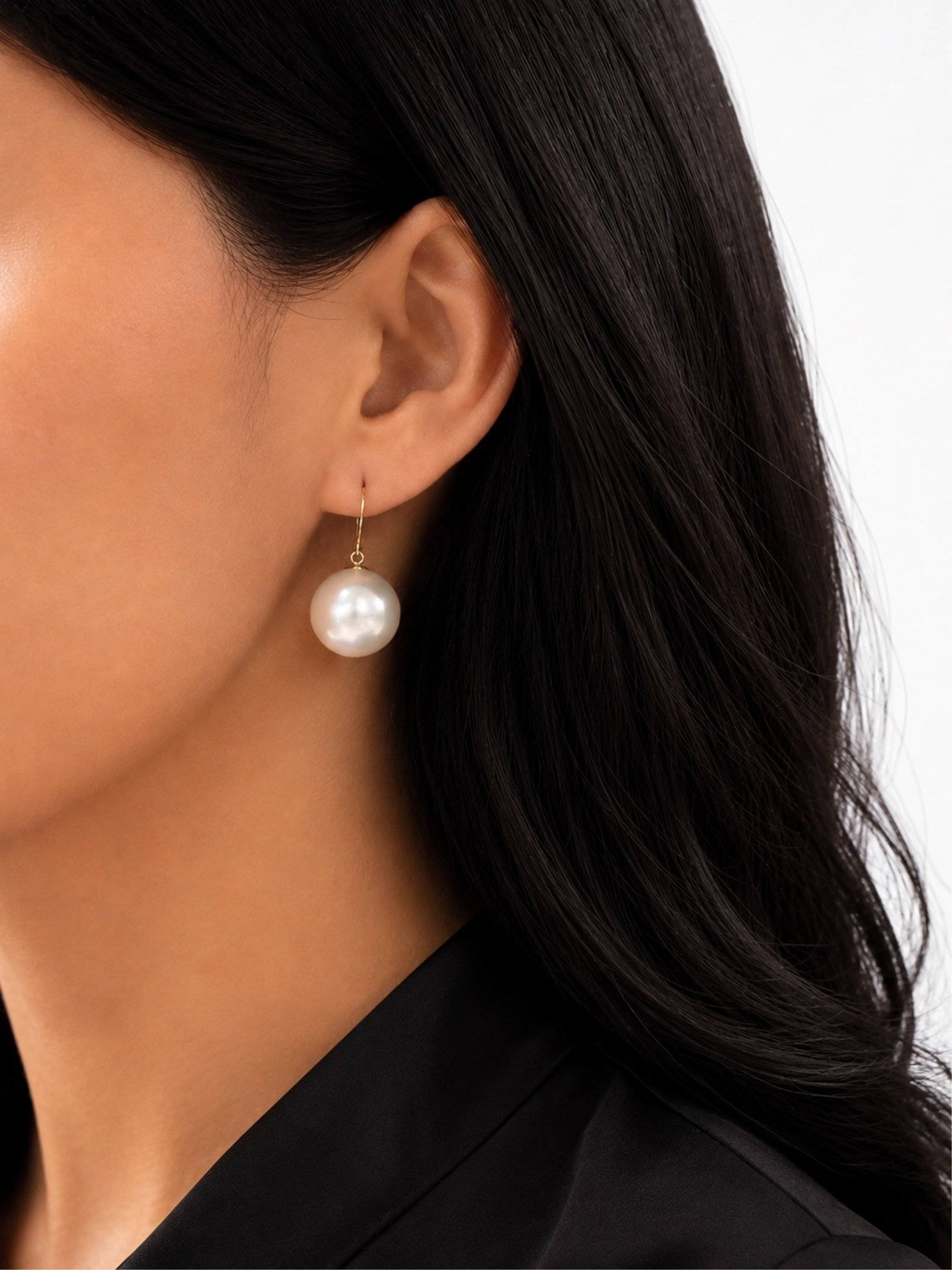 18K PEARL EARRINGS (1 of 2)