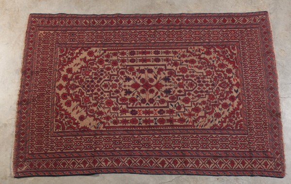 ORIENTAL RUG 5' X 7'5" SUMAK: ORIENTAL RUG 5' X 7'5" SUMAK