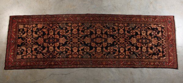 ORIENTAL RUG 3'6" X 10'10" MALAYER: ORIENTAL RUG 3'6" X 10'10" MALAYER