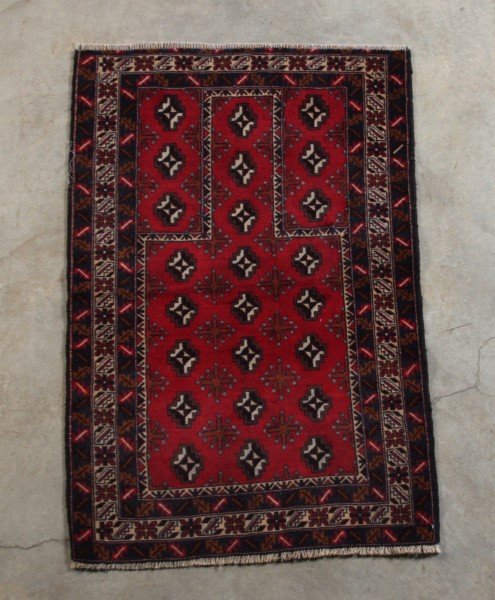 ORIENTAL RUG 3' X 4'6" BALOUCHI: ORIENTAL RUG 3' X 4'6" BALOUCHI