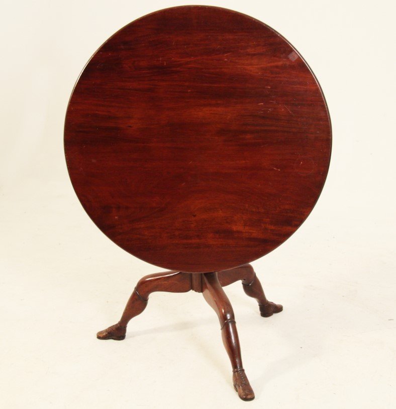 ENGLISH "ISLE OF MAN" MAHOGANY TABLE (1 of 3)