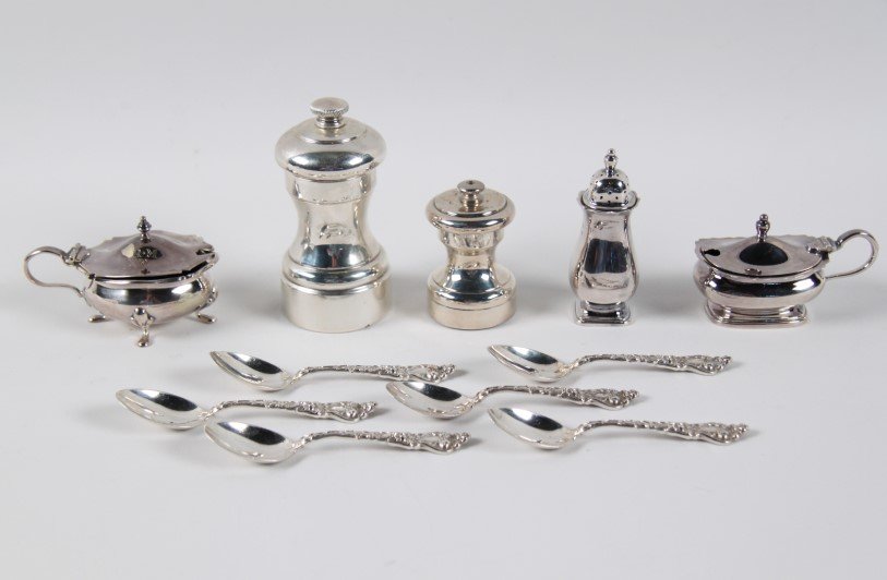 5.5 TROY OZS.,  11 PIECE MISCELLANEOUS LOT OF SILVER (1 of 4)