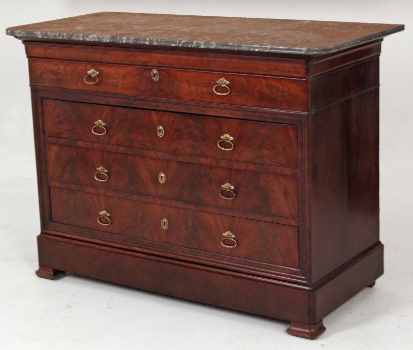 LOUIS PHILIPPE COMMODE WITH SECRETAIRE DRAWER (1 of 3)