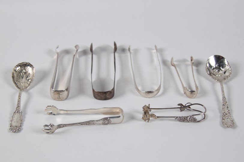 6.8 TROY OZS.,  8 PIECE MISCELLANEOUS LOT OF STERLING (1 of 7)