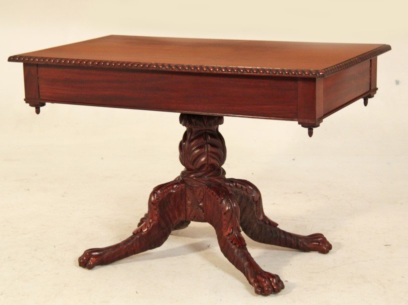 AMERICAN EMPIRE MAHOGANY CENTER TABLE (1 of 1)
