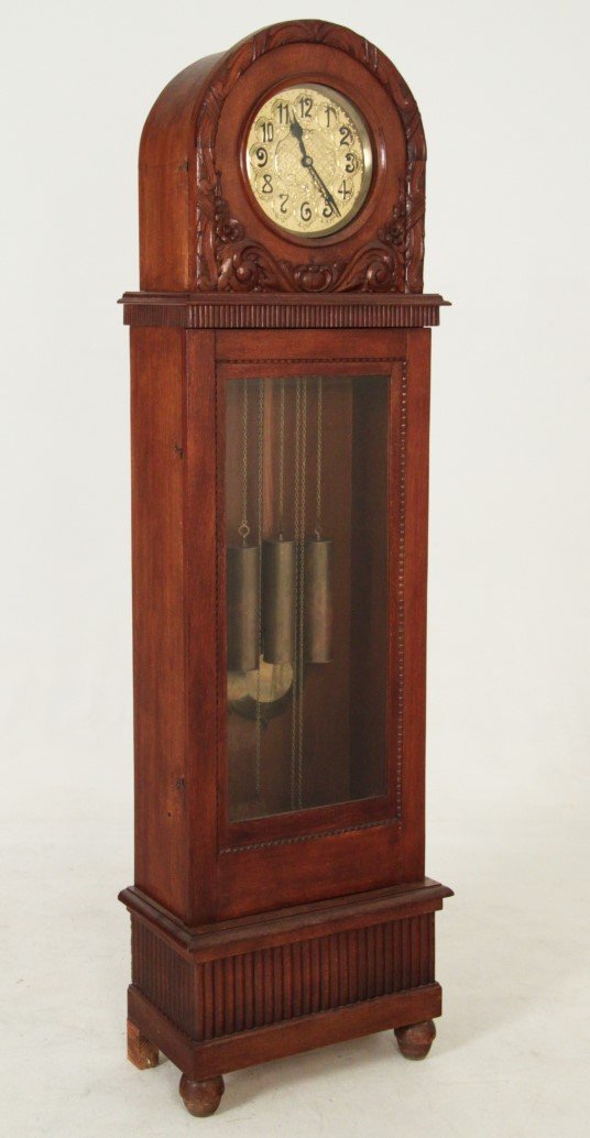GERMAN GUSTAV BECKER GRANDFATHER CLOCK (1 of 2)
