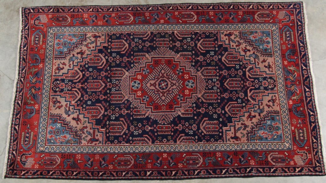 ORIENTAL RUG 4'10" X 7'9" ANATOLIAN: ORIENTAL RUG 4'10" X 7'9" ANATOLIAN