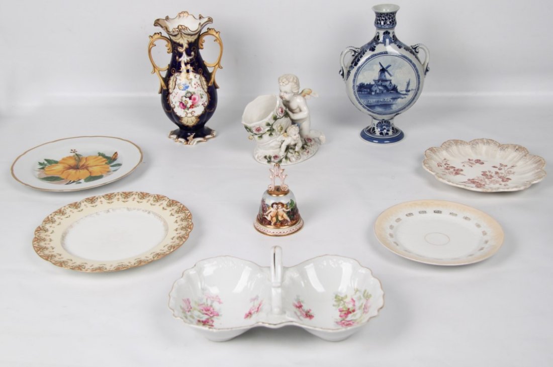 9 PIECE MISCELLANEOUS LOT OF GLASS WARE (1 of 3)