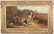 WATTS, LARGE ENGLISH OIL ON CANVAS HUNT SCENE PAINTING - 2