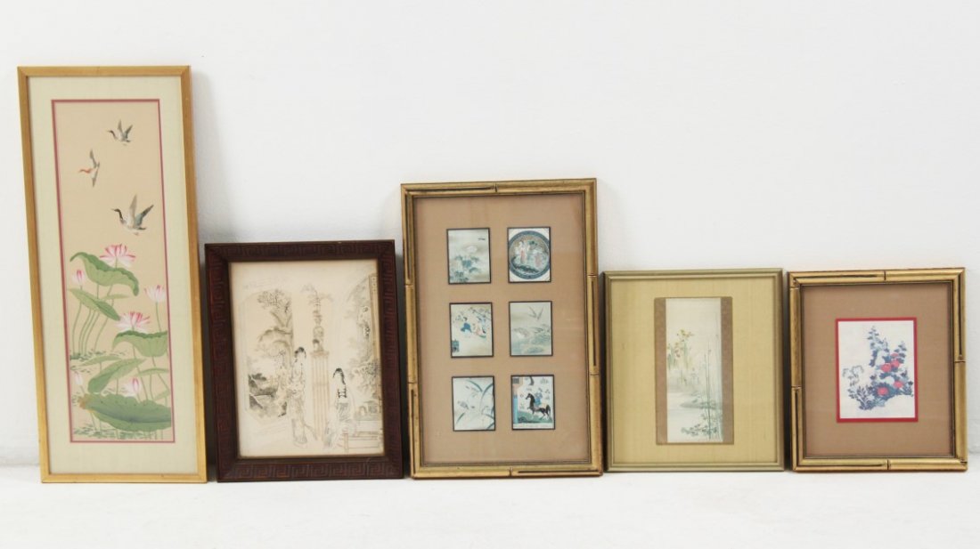 6 PIECE MISCELLANEOUS LOT OF FRAMED ART (1 of 3)