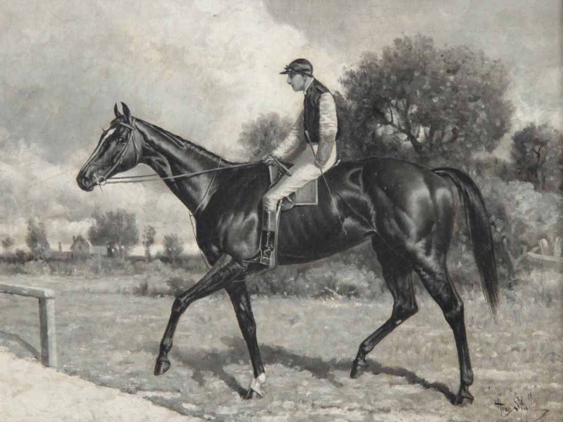 HENRY STULL, 19TH C. OIL ON CANVAS PAINTING (1 of 3)