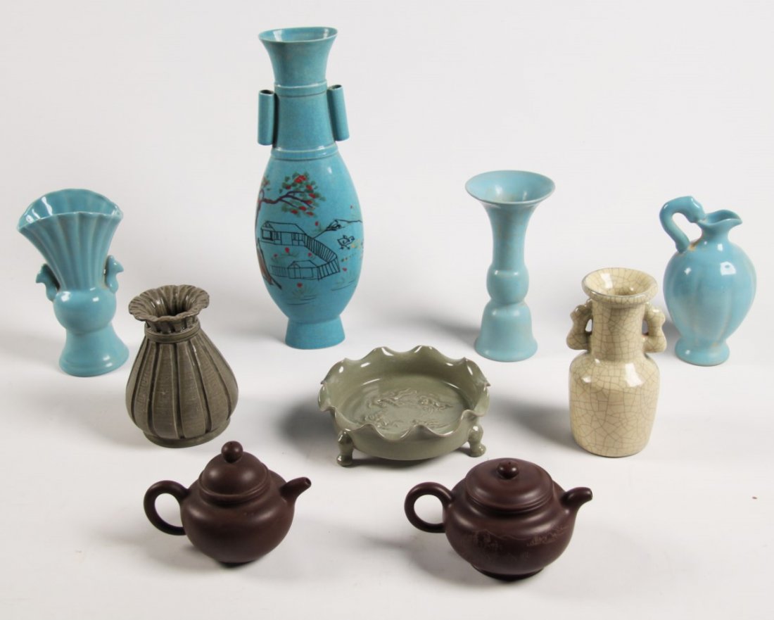 9 PIECE MISCELLANEOUS LOT OF PORCELAIN (1 of 1)