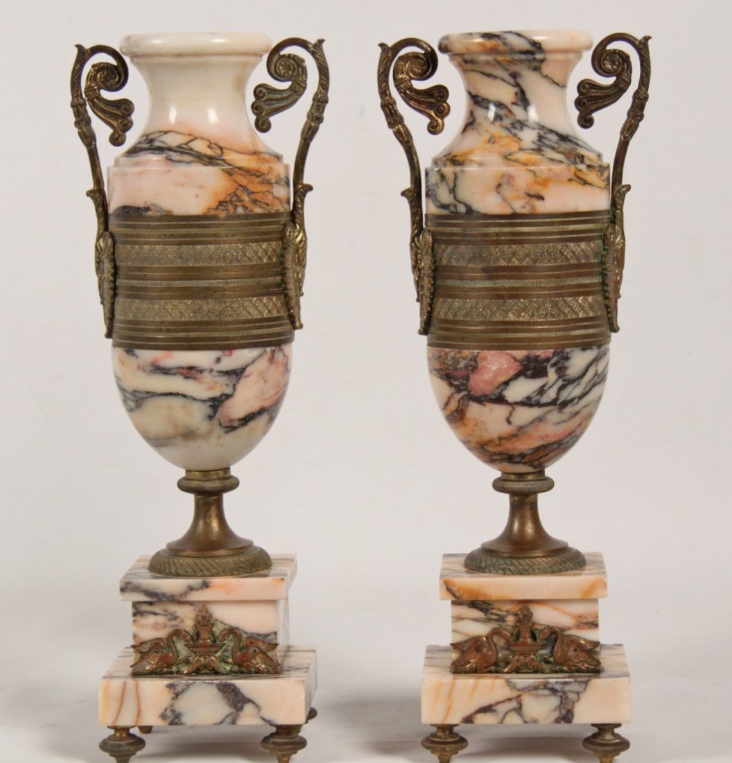PAIR OF FRENCH RESTORATION STYLE GILT BRONZE MOUNTED (1 of 2)