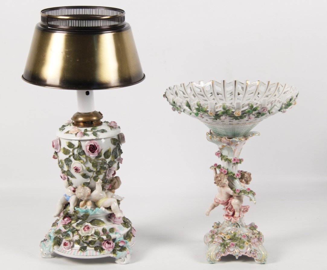 2 PIECE LOT OF CONTINENTAL PORCELAIN (1 of 4)