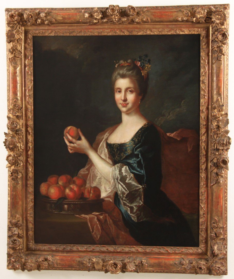 18TH C. EUROPEAN O/C PORTRAIT OF WOMAN (1 of 6)