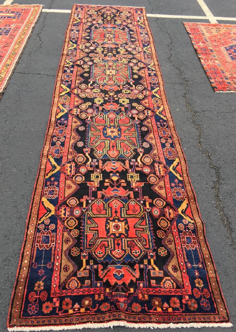 ORIENTAL RUG 3'7" X 15' NAHAVAND (1 of 2)