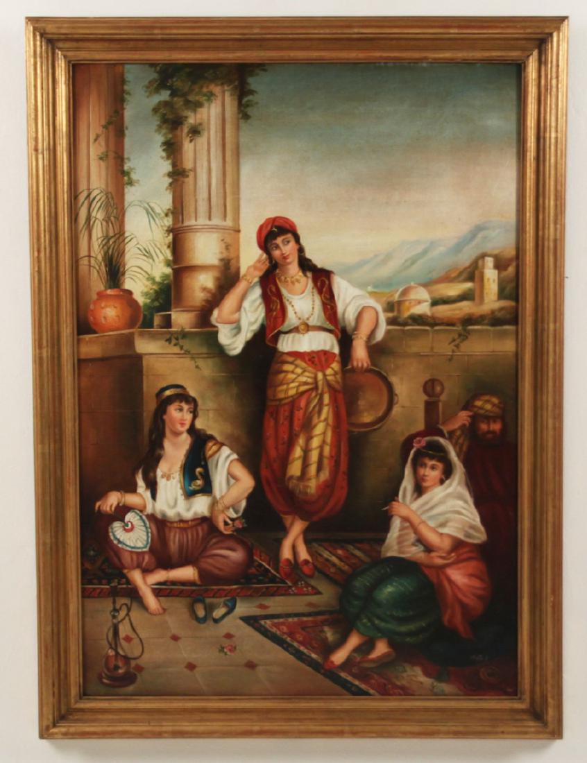 MAFFU A., OIL ON CANVAS MIDDLE EASTERN PAINTING (1 of 3)