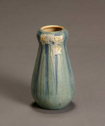 502: Newcomb College Matte Glaze Vase Decorated by Anne