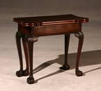 1558: Chippendale Mahogany Fold-Top Card Table