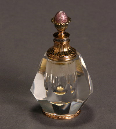 Russian Style 14-Karat Yellow-Gold, Silver, Diamo