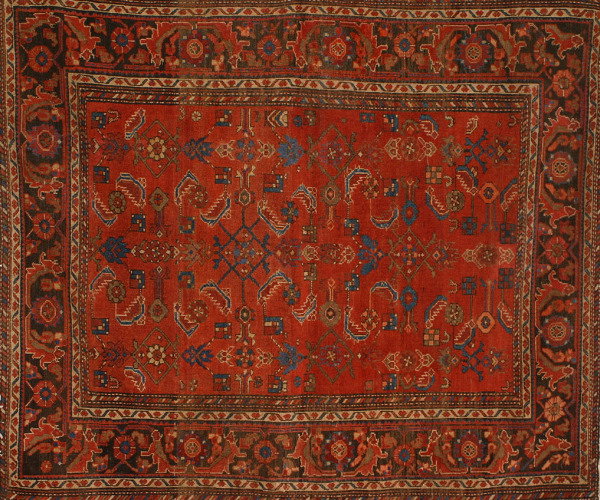 Hamadan Rug Second Quarter 20th Century 6 ft 1 in