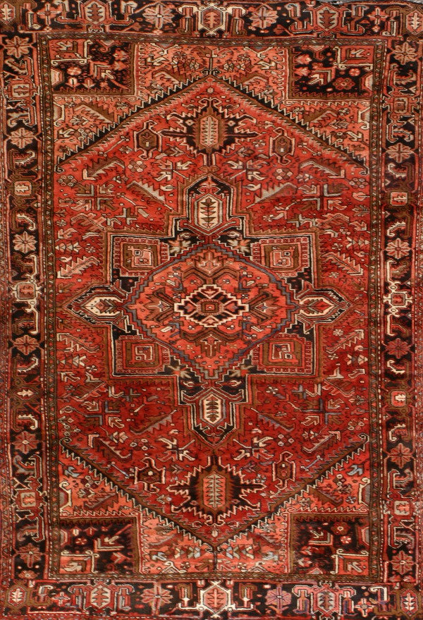 Heriz Rug Circa 1950 10 ft 6 in x 7 ft 6 in (320