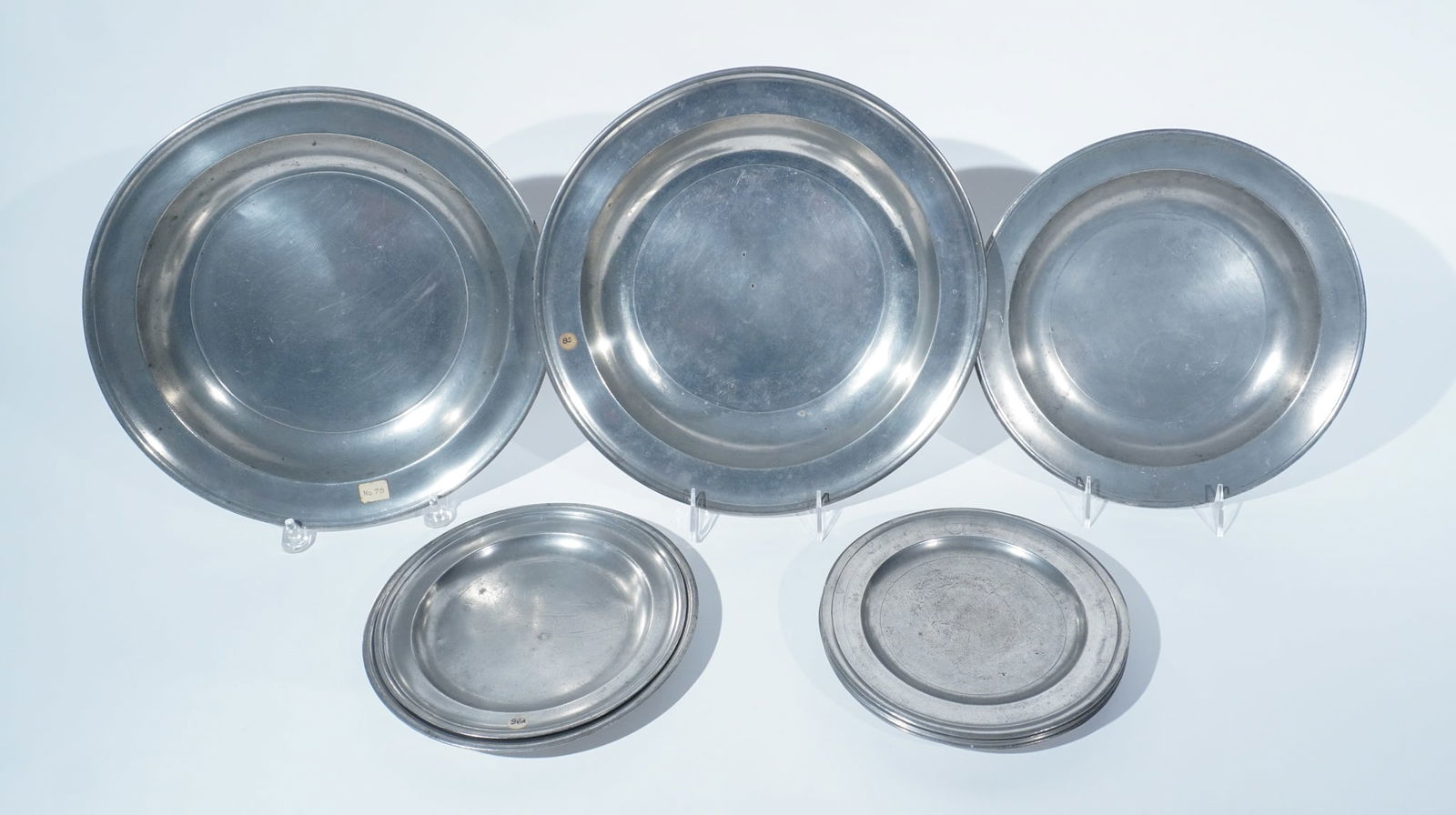 Samuel Danforth Pewter Partial Hollowware Service, Living 1774-1816, Hartford, Active 1795-1816 (1 of 5)