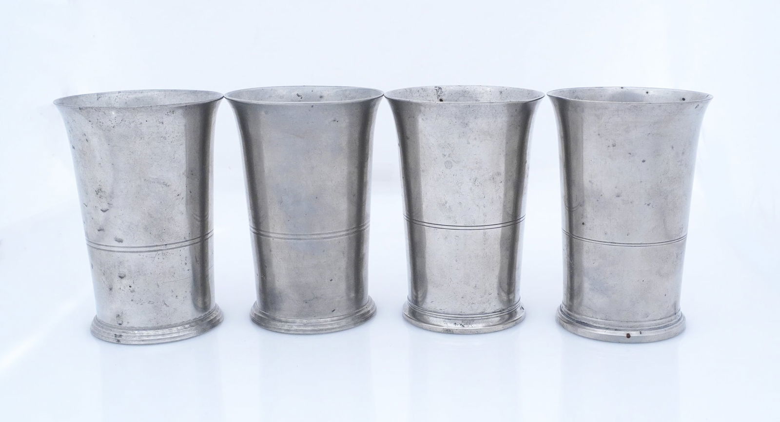 Four Boardman Pewter Beakers, Hartford and New York, First Half 19th Century (1 of 3)