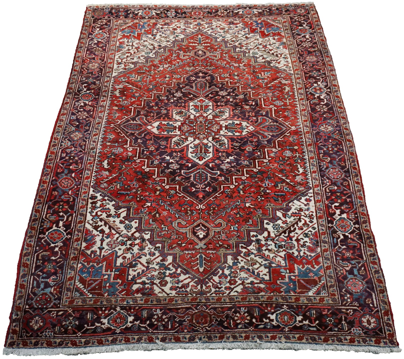 Heriz Rug, Post 1950, 11 ft x 9 ft (335 x 274 cm): Heriz Rug Post 1950 Property from a McLean, Virginia Collection 11 ft x 9 ft (335 x 274 cm)