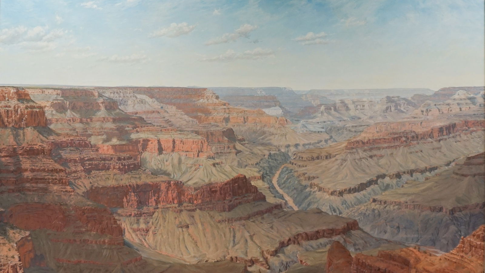 Richard Iams (American b. 1950), Grand Canyon, Oil on canvas, 42 x 76 in (106.7 x 193 cm); Frame: (1 of 2)