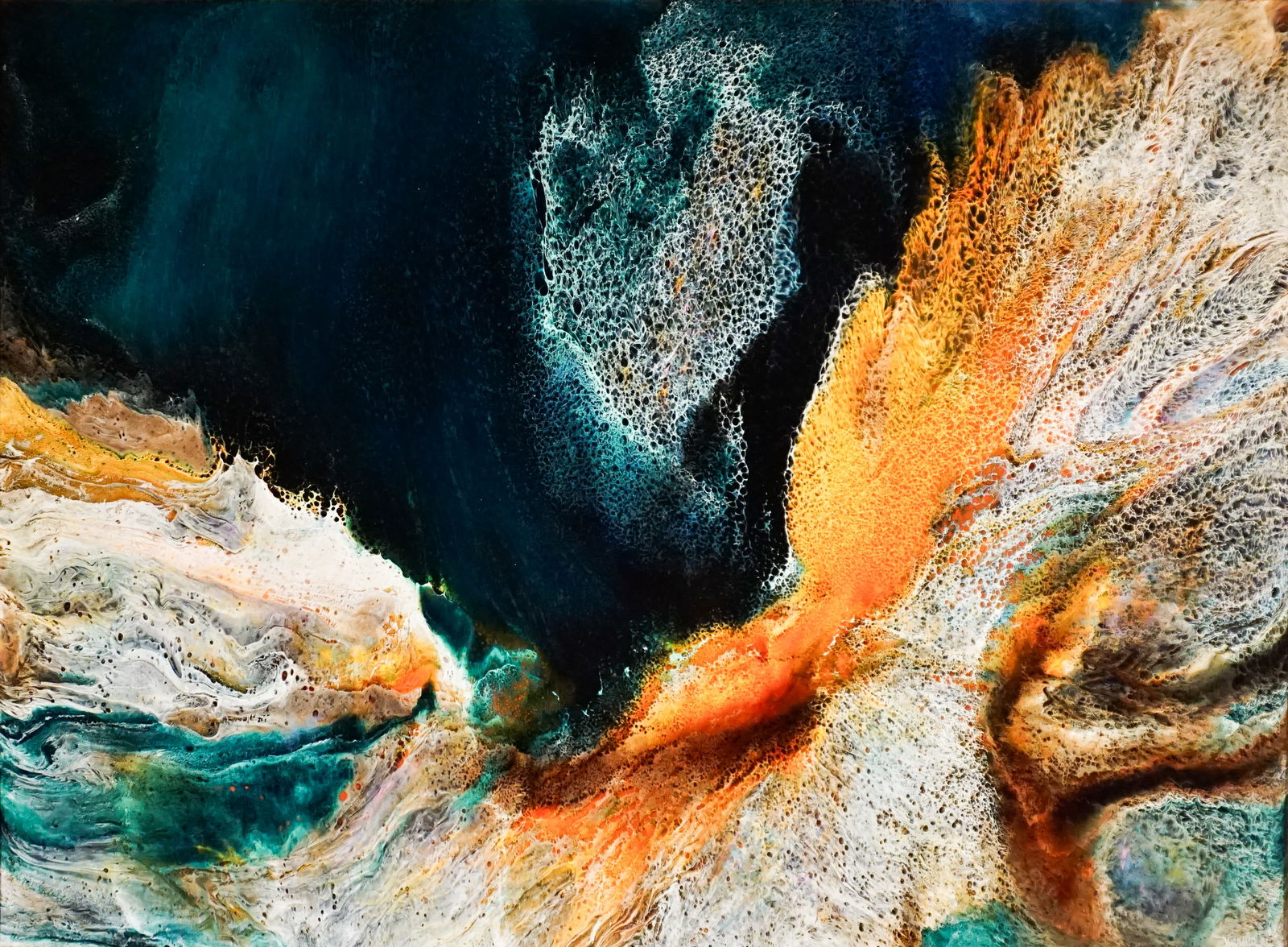 Leonardo Nierman (Mexican 1932-2023), Fantastic Landscape, Acrylic on Masonite; together with signed (1 of 2)