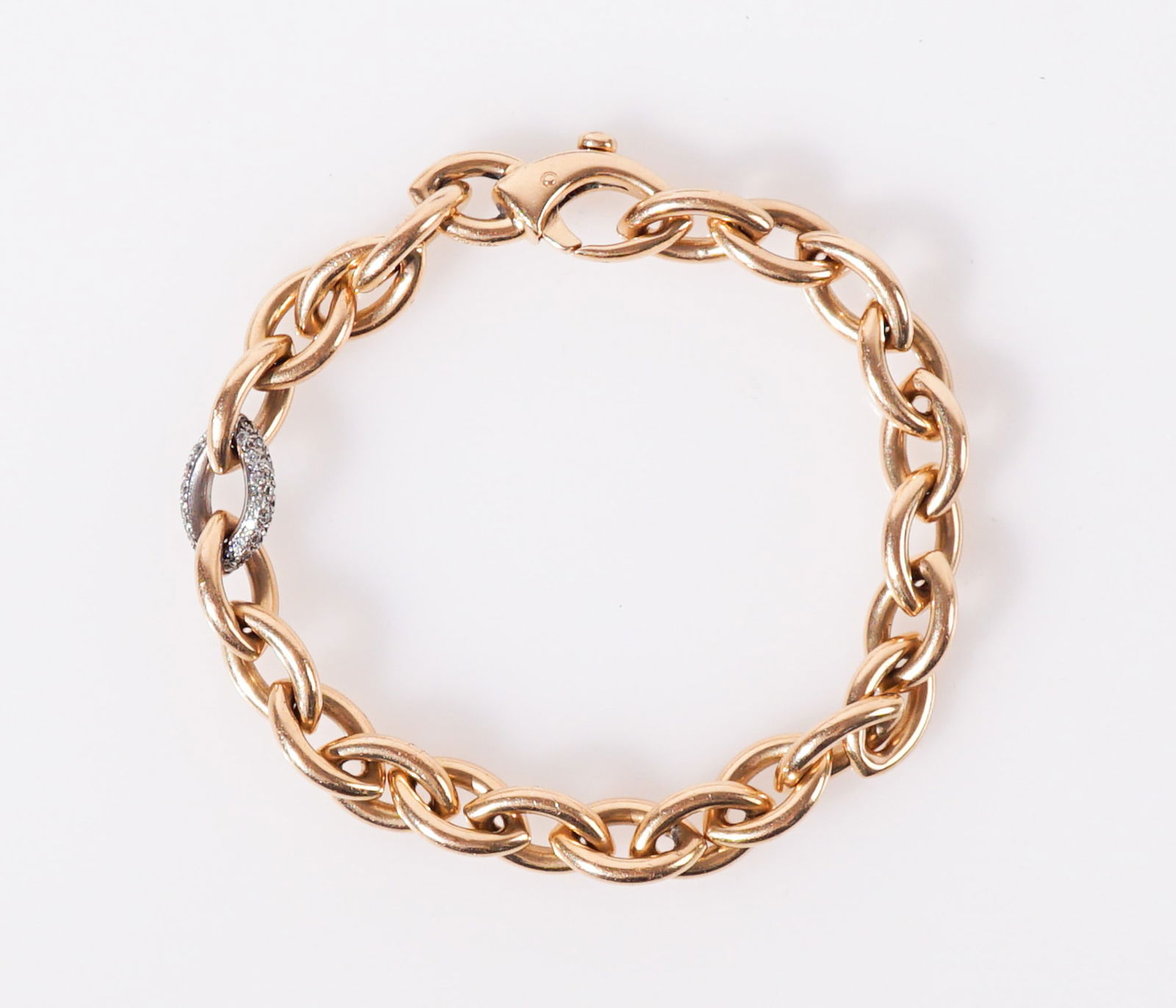 IsabelleFa 18-Karat Yellow-Gold, White-Gold and Diamond Bracelet, Gross weight: 30 dwt., Length: 8 (1 of 3)