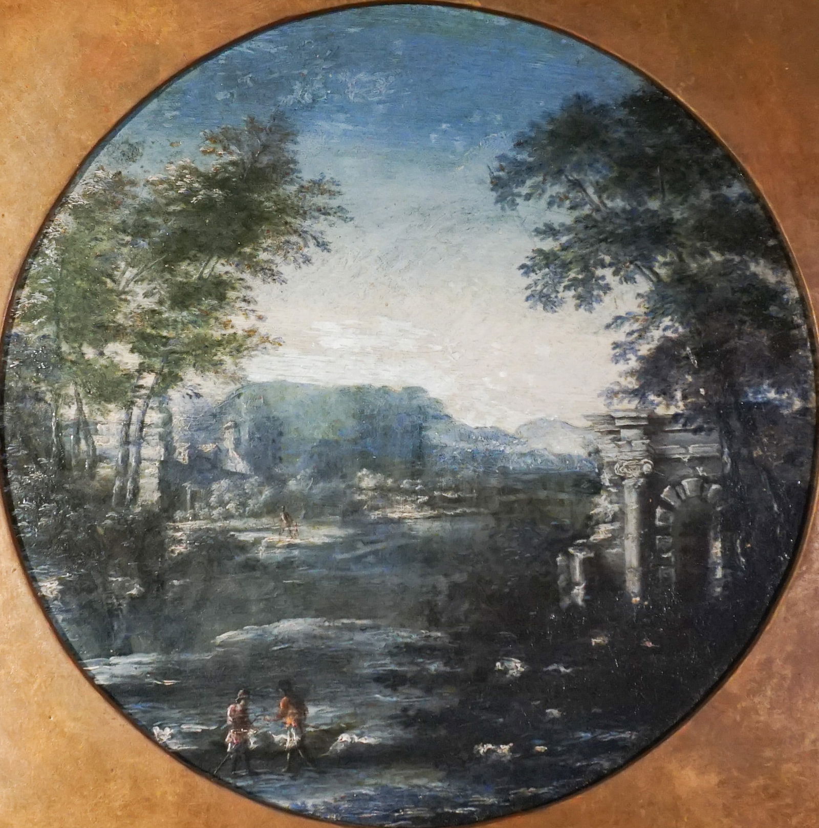 Italian School, 18th-19th Century, Mountainous Landscapes: A Pair of Capriccios, Each oil on canvas, (1 of 4)