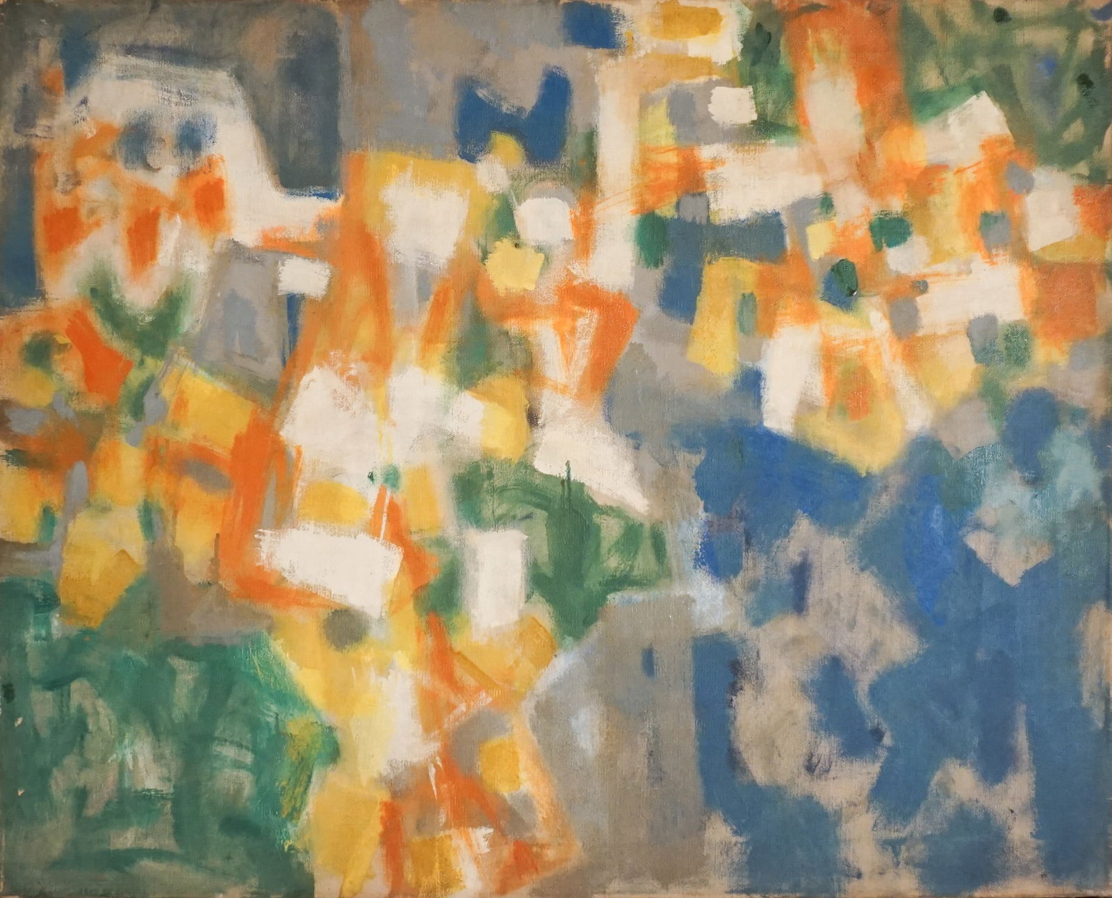 Harold Anchel (American 1912-1980), Untitled, Oil on canvas, 1950s, 30 x 24 in (76.2 x 61 cm) (1 of 2)