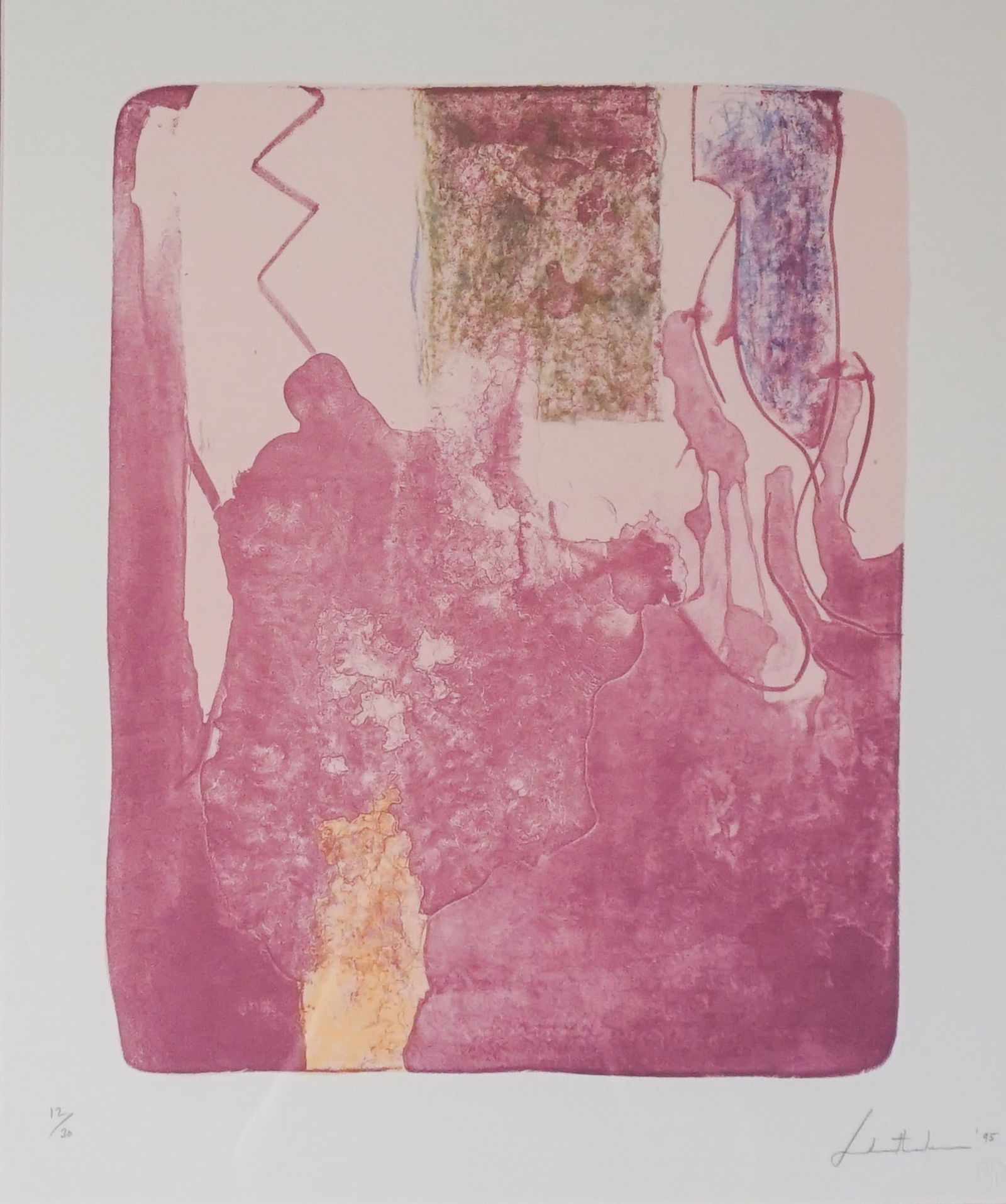 Helen Frankenthaler (American 1928-2011), Reflections X: From 'Reflections' Series, Lithograph in (1 of 2)