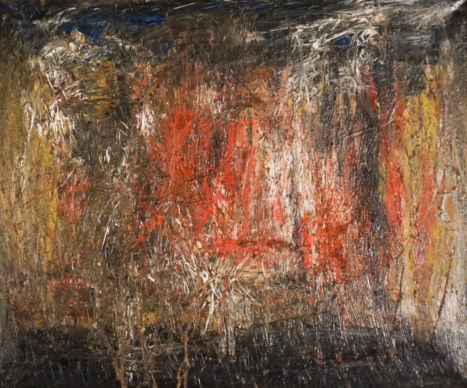 Richard William Dempsey (American 1909-1987), Barranquilla Metamorphosis, South America, Oil on (1 of 2)