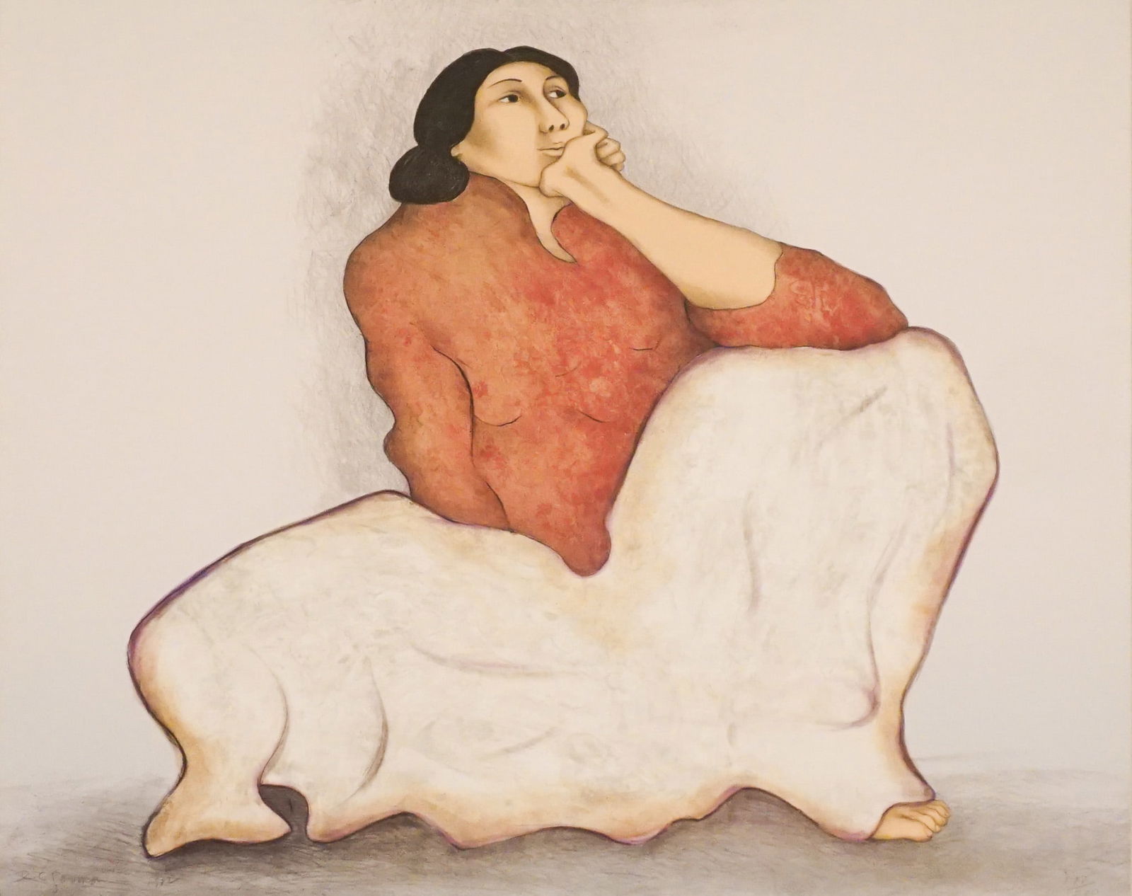 Rudolph Carl (R.C.) Gorman (American 1932-2005), Rosalie, Lithograph in color, Sheet size: 711 x 889 (1 of 2)