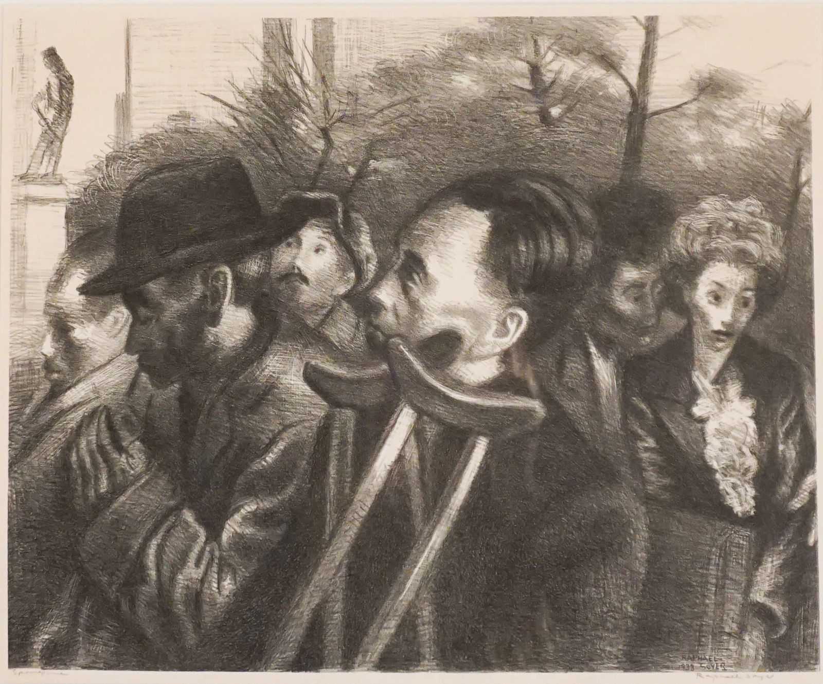 Raphael Soyer (American 1899-1987), Springtime (Cole 56), Lithograph, 1938, Sight size: 368 x 445 mm (1 of 2)